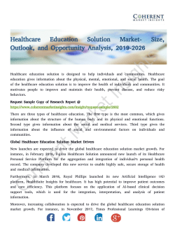 Healthcare Education Solution Market