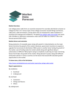 Low voltage cable market