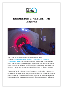 Radiation from Scan – Is It Dangerous