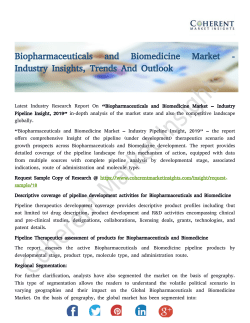 Biopharmaceuticals and Biomedicine Market