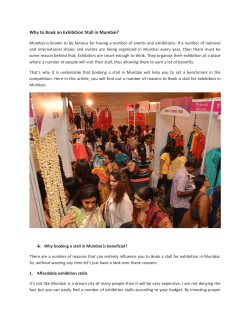 Why to Book an Exhibition Stall in Mumbai