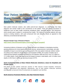 Near Patient Molecular solutions Market