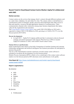 Cloud-Based Contact Center Market 