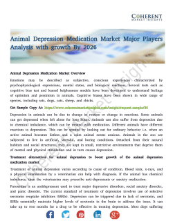 Animal Depression Medication Market