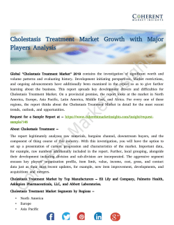 Cholestasis Treatment Market