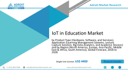 IoT in Education Market Global Industry Analysis, Size, Share, Growth Trends and Forecasts 2021 – 2028
