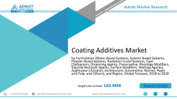 Coating Additives Market 2021 – Comprehensive analysis with Top Trends, Size, Share, Future Growth Opportunities & Forecast by 2028