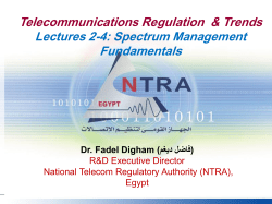 Spectrum Management Fundamentals