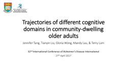 Trajectories Of Different Cognitive Domains In Community