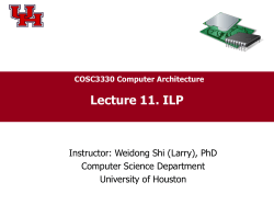 ILP - University of Houston