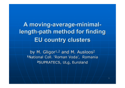 A moving-average-minimal-path-length method for UE country