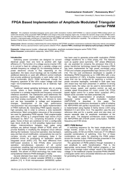 FPGA Based Implementation of Amplitude Modulated Triangular