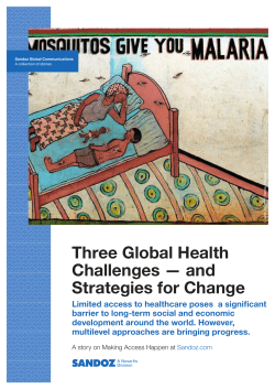Three Global Health Challenges &mdash; and Strategies for