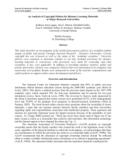 article as PDF - Journal of Interactive Online Learning