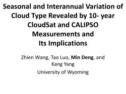 Cloud Type Variations