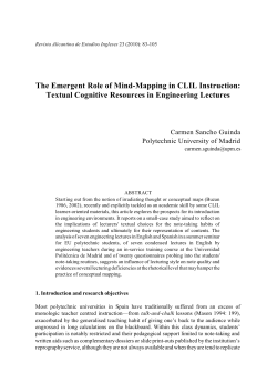 The Emergent Role of Mind-Mapping in CLIL Instruction