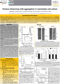 Factors influencing mAb aggregation in mammalian cell culture