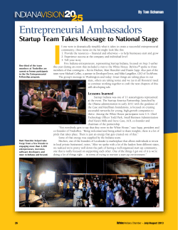 Entrepreneurial Ambassadors