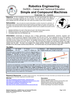 DOC - Robotics Engineering CTE502