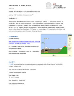 Information in Radio Waves