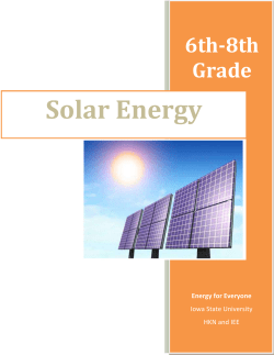 Solar Energy - Iowa State University College of Engineering