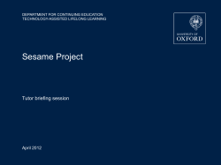 SesameMich2012-10-03 - Open resources