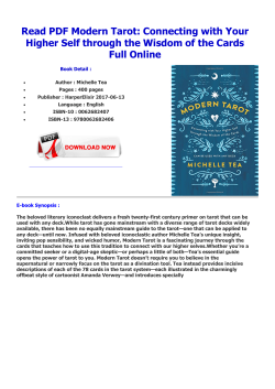 Read PDF Modern Tarot: Connecting with Your Higher Self through