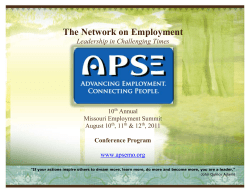 Employment University (EU) is relatively new to the APSE