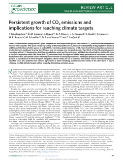 Persistent growth of CO2 emissions and implications for reaching