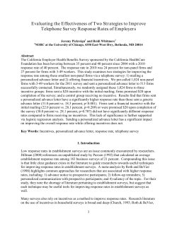 Evaluating the Effectiveness of Two Strategies to Improve