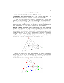 Lecture 16: October 22 Today, we want to prove the invariance of
