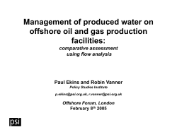 Produced water - Policy Studies Institute