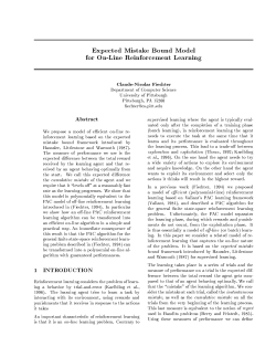 Expected Mistake Bound Model for On