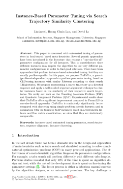 Instance-Based Parameter Tuning via Search Trajectory Similarity