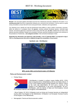 St Maarten - Dutch Caribbean Nature Alliance