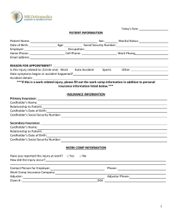 New Patient packet