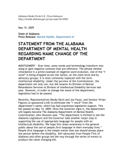 May 15, 2009 - Name, Alabama Media Portal