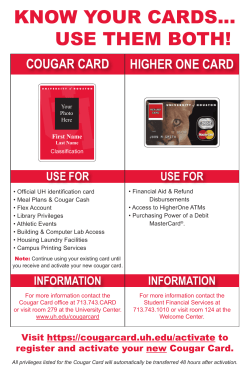 know your cards... use them both!