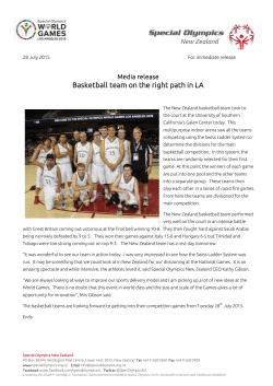 Basketball team on the right path in LA