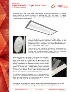 BrightGuide-Flex&trade; Light Guide Plates