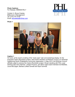 News Release - Millennium 3 Management