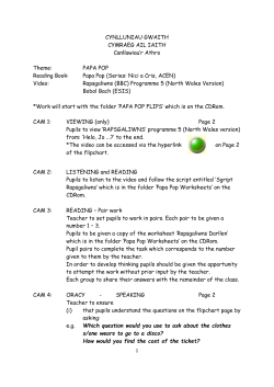 CYNLLUNIAU GWAITH CYMRAEG AIL IAITH Canllawiau`r Athro