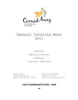 Salads - Carried Away