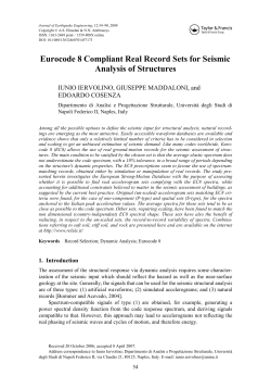 Eurocode 8 Compliant Real Record Sets for Seismic