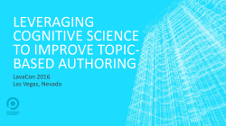 leveraging cognitive science to improve topic