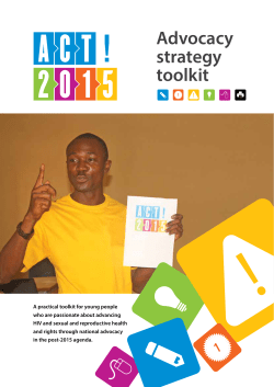 Advocacy strategy toolkit