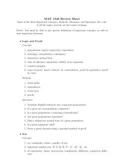 MAT 1348 Review Sheet