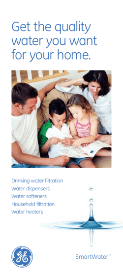 Get the quality water you want for your home.