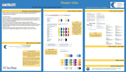 TDLC Poster Template - Temporal Dynamics of Learning Center