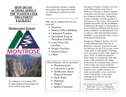 HOW DO MY ACTIONS AFFECT THE WASTEWATER TREATMENT